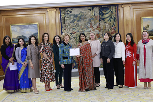 We extend our heartfelt gratitude to Her Majesty for her unwavering commitment to supporting women’s empowerment initiatives and fostering global connections